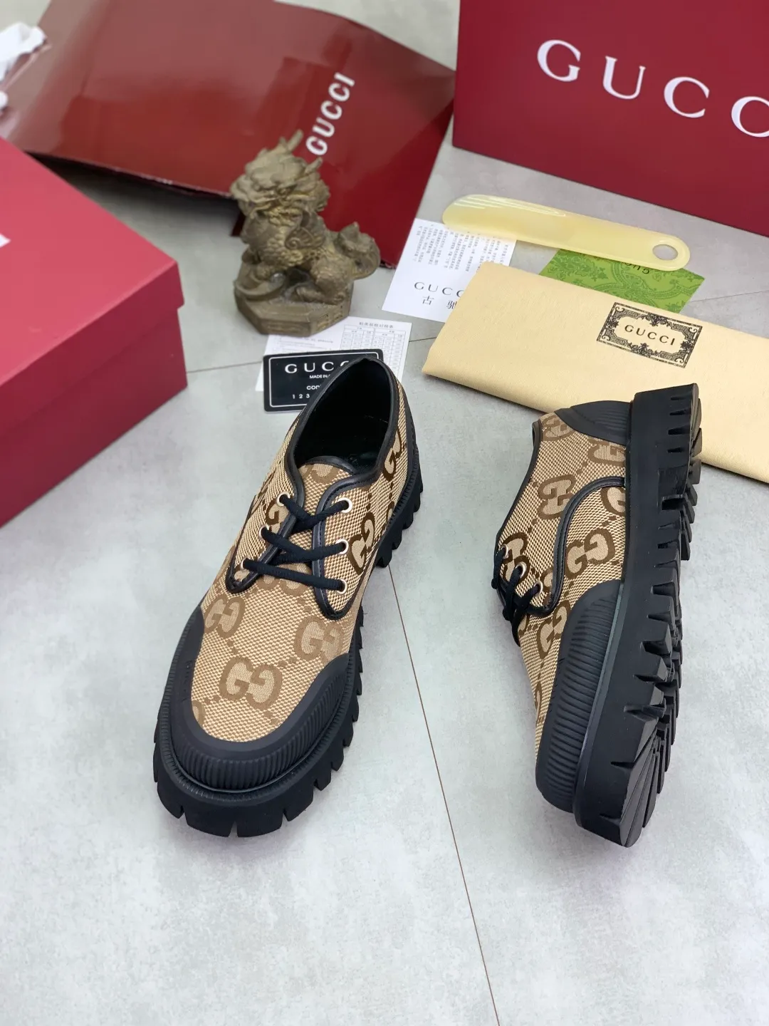 Men's Men's Shoes 💰P420 💰【New Style】 Gucci lazy slip-on couple 🧑‍🤝‍🧑 style high-top leather shoes hot selection (Gucci GUCCI) official website latest Gucci lazy 🎁 leather shoes, hot style 💥 style is simple and elegant, exclusive for trendy men. Unique official website latest brand original double G pressure Floral elements 👑 Original Gucci decoration, fashionable and elegant, fabric original calfskin with double G denim ✅ Fully imported soft sheepskin lining, official website designated wear-resistant lightweight foam business outsole, classic model taken in kind 🎬 Size: 35-46 Various colors available
